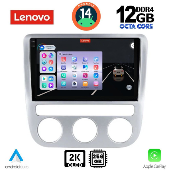 LENOVO SSZ 12752_CPA CLIMA (9inc) MULTIMEDIA TABLET for VW EOS mod. 2006> - SCIROCCO mod. 2008-2014