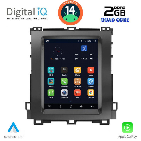 DIGITAL IQ BXC 3982_CPAA (TESLA) MULTIMEDIA for TOYOTA LANDCRUISER mod. 2003-2009 DIGITAL IQ BXC 3982_CPAA (TESLA) MULTIMEDIA for TOYOTA LANDCRUISER mod. 2003-2009